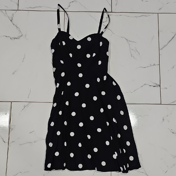 Old Navy Dresses & Skirts - Old Navy Black and White Polka Dot Dress